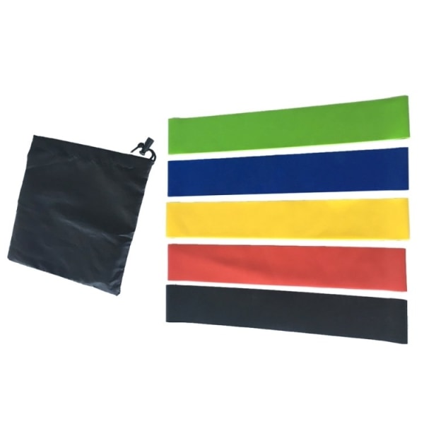 5-pack Träningsband / Gummiband - Träning multicolor