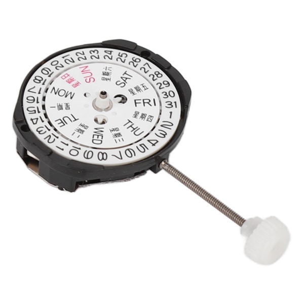 Quartz Urverk Legering SL25 3 Visere Dag Dato Kalender Klokke Urverk Erstatningsdeler Tilbehør