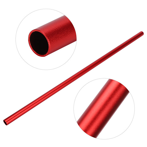 14mm Aluminiumlegering Hard Rør Tilbehør for Datamaskin PC Vannkjølingssystem Rød