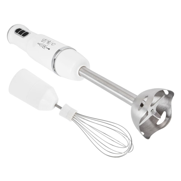 Multifunktionell Handmixer 750W Elektrisk Matberedare 3-växlad Justering EU-kontakt 220V Vit