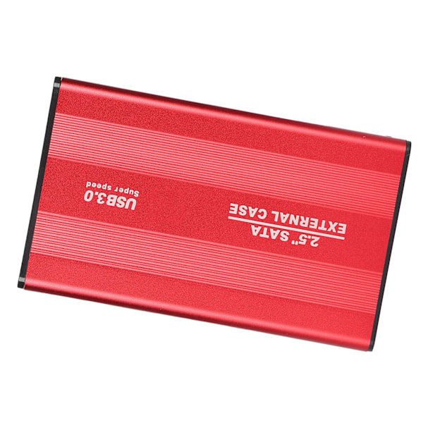 HDD Kabinett Plug Play 3TB USB3.0 SSD Harddisk Boks for Laptoper/OS X Ekstern Datalagring Rød