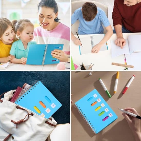 An A5 notebook with labels and loose-leaf, a spiral-bound insert, 5 index tabs and dividers, and 5 subject sections.