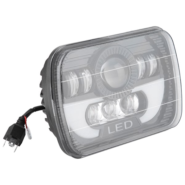 300W 7 tommers vanntette bil-LED-frontlykter for Jeep