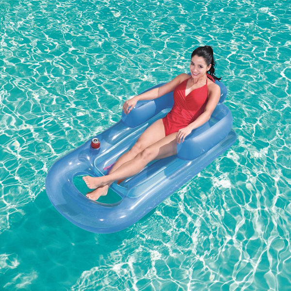 Sommar Uppblåsbar Hopfällbar Flytande Radstol Flytande Säng Poolleksaker Uppblåsbar Hängmatta Underhållningsprodukter för Fritid