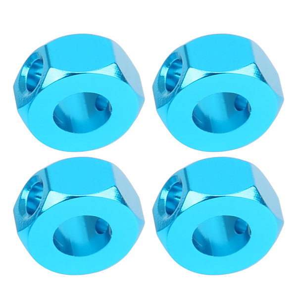Aluminiumlegering Hex Hub Udvidelsesstykke Tilbehør til Traxxas/TRX4 1/10 RC Modelbil Blå
