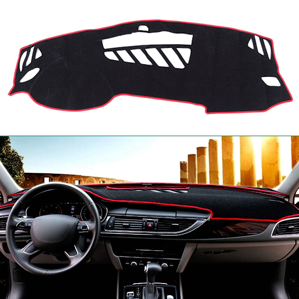Bilinstrumentbräda Skydd Dash Mat Solskydd Dashmat Passar Audi A6 2013