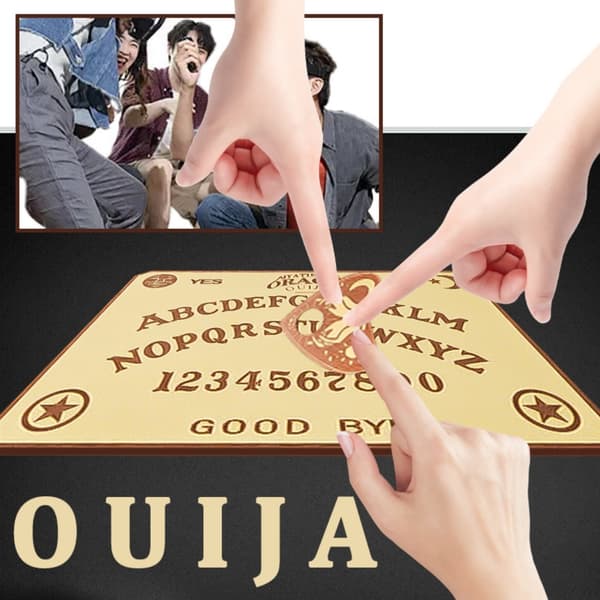 Ouija Board Spel Gummistämpel, platshållare bräda trä