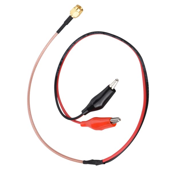 1 stk radiofrekvensforbindelseskabel rød sort testledning testkabel 52 cm