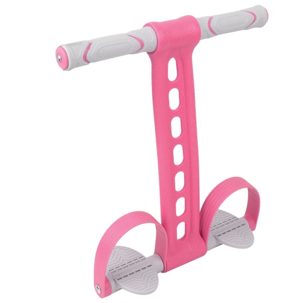 Multifunktionell Pedalmotståndsband Träningsredskap Situp Yoga Hemmaträningsutrustning (rosa)