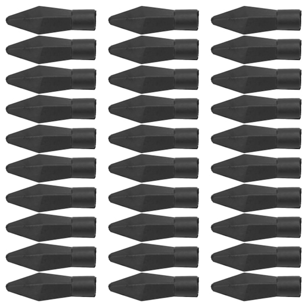 30 st Gummi Mjuk Pilspets Säkerhet Pilar Tips för Utomhus Skytte Träning Underhållning 8mm/0.31in