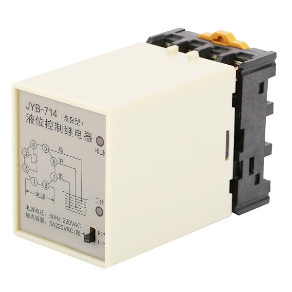 JYB-714 Vätskenivårelä Vattennivåkontroller med Bas 220V