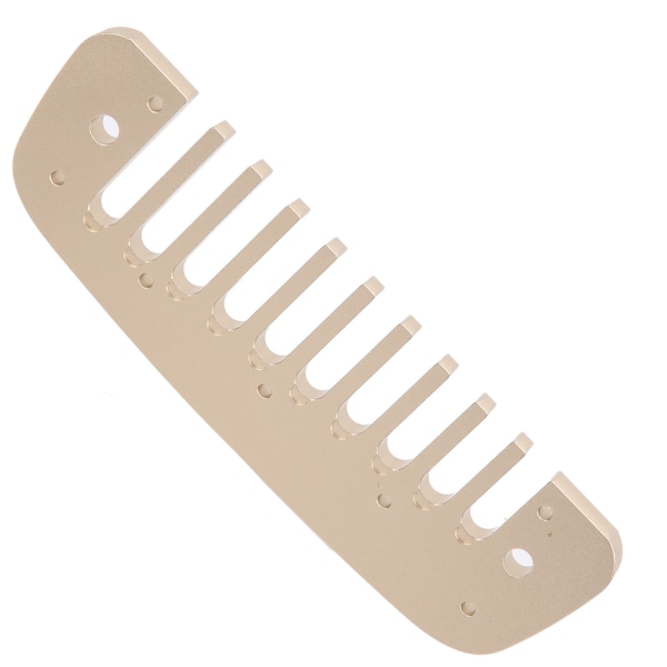 Kampahuuliharppu, osa 10-reikäinen alumiiniseoksesta valmistettu pieni soittimen kiinnitys aloittelijalleGolden