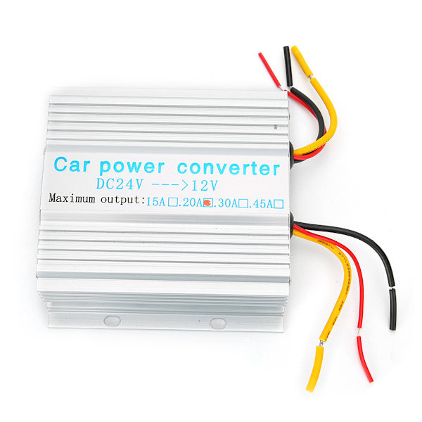 240W DC 24V til 12V Bilstrømomformer 20A Regulator Trinn Ned Transformer Strømforsyning