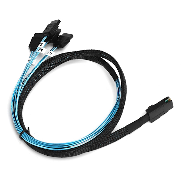 Mini SAS 36Pin Uros SFF‑8087 - 4 SATA 7Pin Naaras Kaapeli Mini SAS Isäntä Sisäinen Kaapeli
