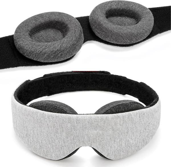 New Light Blocking Sleep Mask with Zero Intraocular Pressure, Comfortable and Adjustable, Perfect for Sleeping