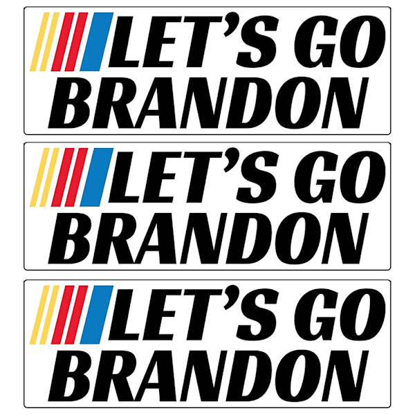 Let's Go Brandon Stickers Bilsticker Dekal Sjov til Skateboard Laptop Hjelm
