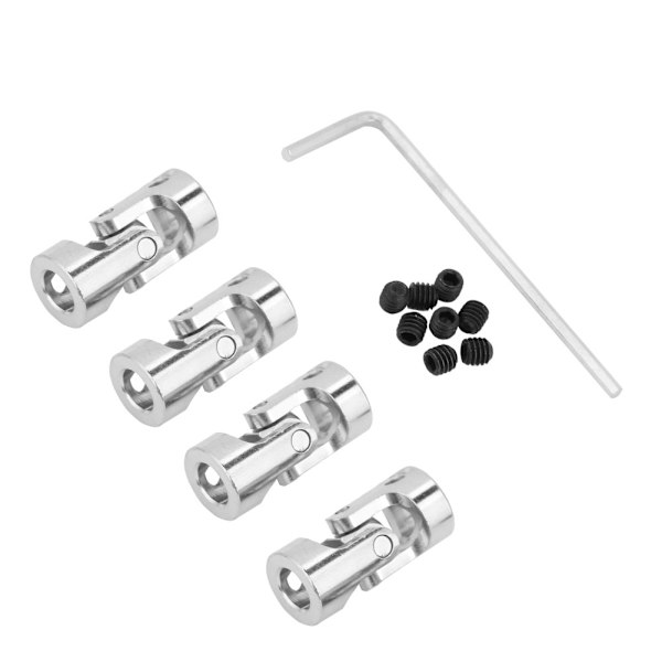 4st Axelkoppling Motorkontakt DIY Styrning Längd 23mm OD 11mm Universalknut (4*5mm)