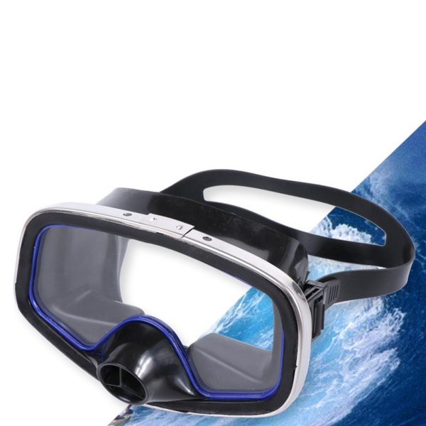 Härdat glasytor dykmaskglasögon för vuxna simning under vatten Vattentäta snorklingsspegelglasögon