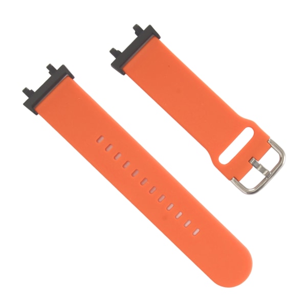 Mjukt Silikon Armbandsur Justerbart Ersättningsarmband Tillbehör Passar Amazfit T Rex 2 Smartklocka Orange