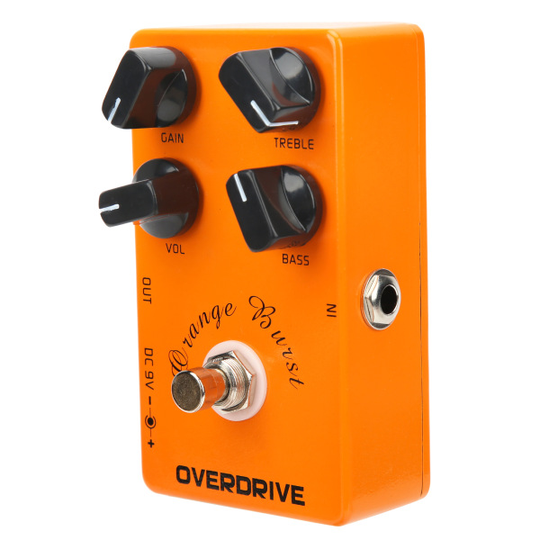 Overdrive Pedal Elektrisk Gitar Effekt Aluminium Legering Skall Musikkinstrument Tilbehør