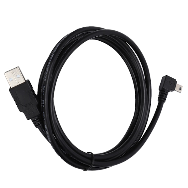 1,8 m / 2,0 jaardia 90 asteen oikea kulma USB 2.0 uros - Mini USB uros kiintolevyn datakaapeli