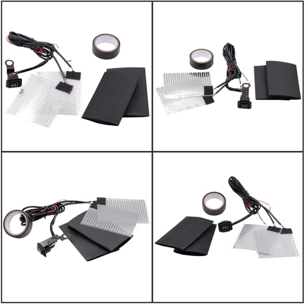 【BEMS】12V Motorcycle Heated Handlebar Grips Adjustable Temperature Electric Heat Handle Cover