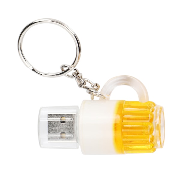 USB-minne Tecknad Dominerande Ölmugg Form Bärbar Lagring Minnessticka 4GB