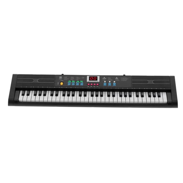 Näppäimistö Piano 61 Keys Sähköinen soitin USB -mikrofonilla aloittelijoille MQ6187