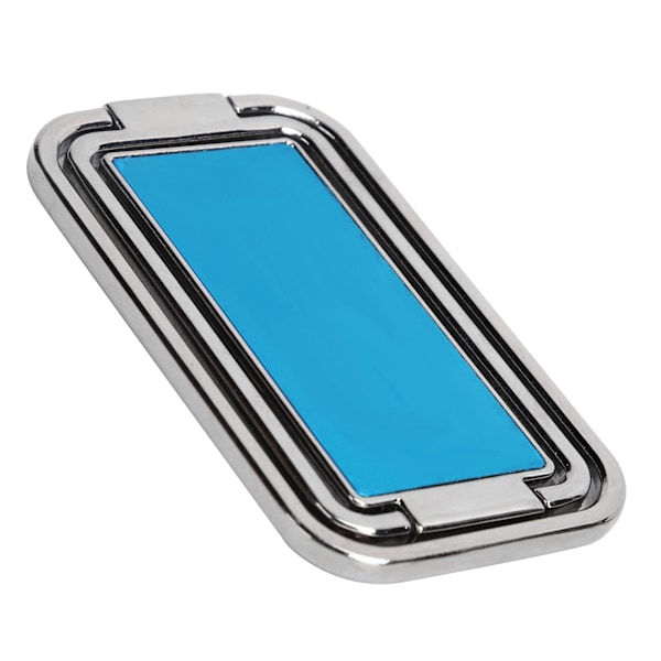 Fingerring Mobiltelefonhållare Ställ 360° Rotation Metallring Spänne MultiAngle Handgrepp (Silver)