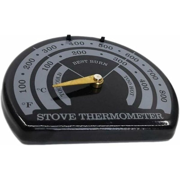 Magnetisk brændeovnstermometer med sonde - BBQ-værktøj til husholdning (1 stk)