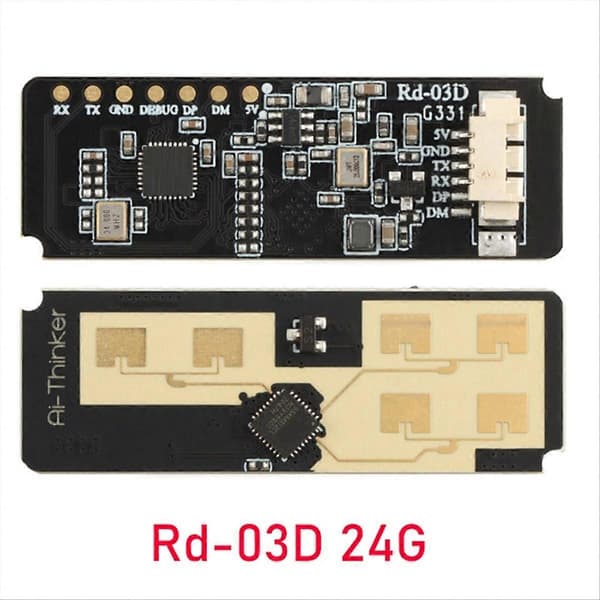Rd-03D 24G Multi-Target Human Motion Trajectory Lokalisering og Radarmodul ombord PCB