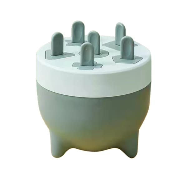 Ispinneform 6 hulrom avtakbar design trygt sunt materiale slitesterk PP mini ispinneform grønn
