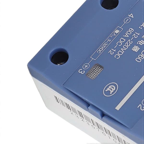 Solid State Relæ 60A Enkeltfaset DC 3-32V Indgang DC 12-220V Udgang SSR til Maskinudstyr