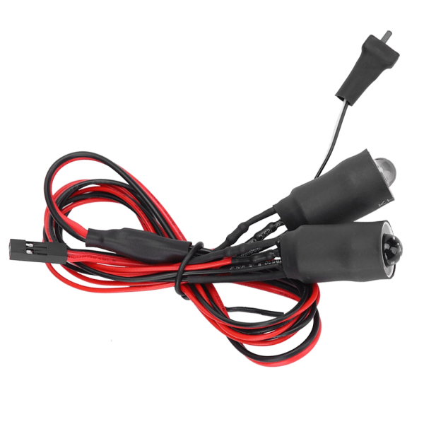 1/10 13mm RC Generel Forlygte Fjernbetjening Bil LED Lys DIY Modifikationstilbehør Blå Hvid