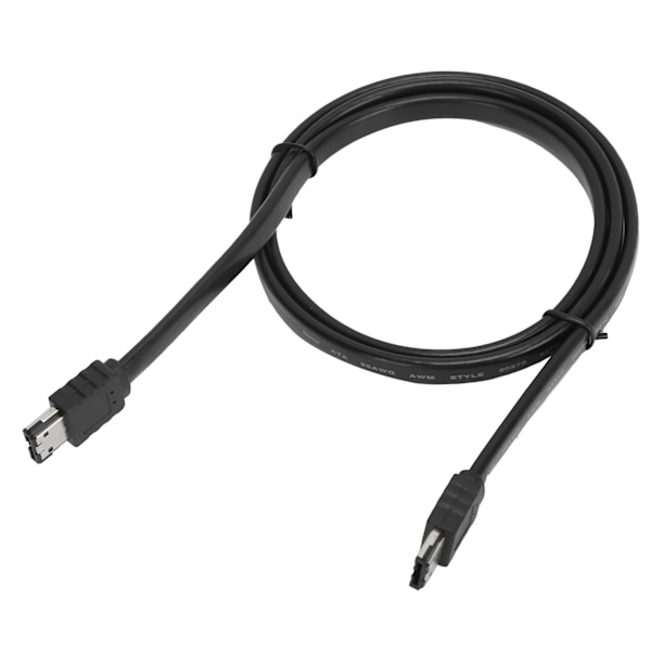 Anslutningskabel ESATA till SATA Hane till Hane M/M Skärmad Förlängare med Splitter för Extern Hårddisk 100cm