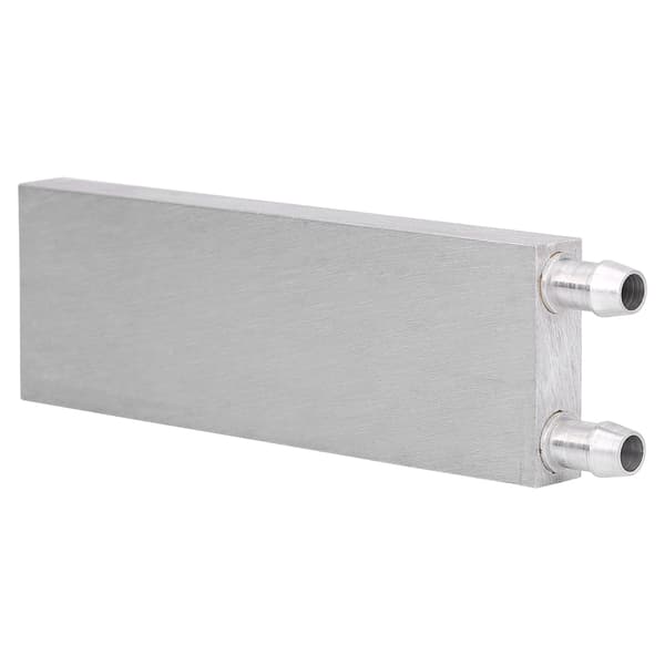 Aluminium CPU Radiator Vandkølingsblok Flydende Vandkøler Køleplade 40*120*12mm