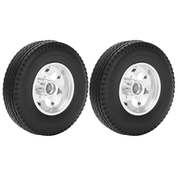 2 stk. RC Forhjul med 7 Eger Aluminium Legering Nav til Tamiya 1/14 RC Bil