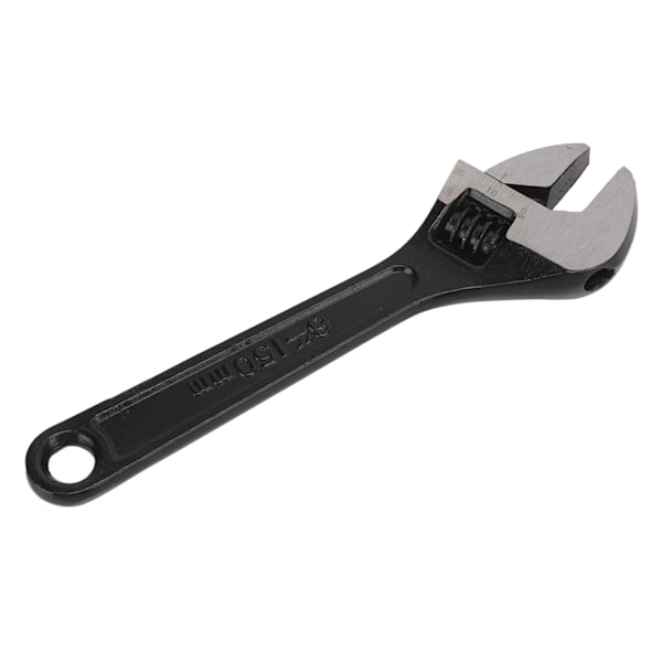 Säädettävä avain, leuka 45 terästä, suurempi karhennus, ripustusreikä, ammattilaisille, kotiin ja teollisuudelle, 6 tuumaa/150 mm