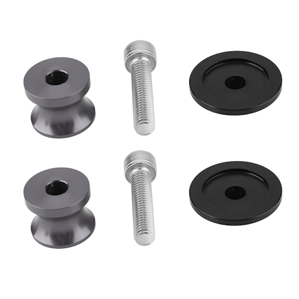 2 kpl 8 mm moottoripyörän CNC takatelineen heilahdusvarren liukusäätimet telineen heilahdusvarren bobbinit (titaani)