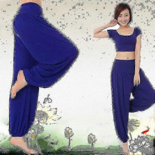 Dame Harem Bukser Brede Bloomers Mørkeblå Mørkeblå[ALM] Dark Blue 2XL