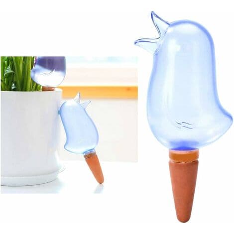 Self-Watering Globe in Bird Shape Transparent Watering Can Durable Self-Watering Devices Automatic Watering