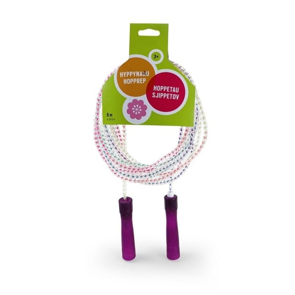 Hoppetau 6m Regnbuefarget multicolor