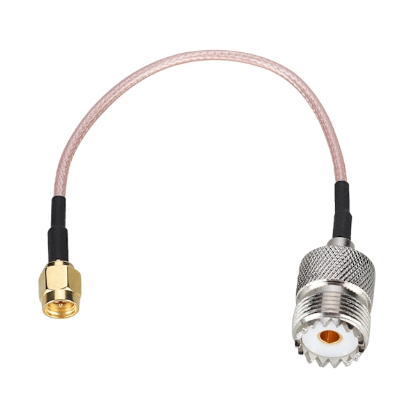 1 stk. SMA Han til UHF Hun Adapter Kabel Konverter til RF Radio Antenne 15cm
