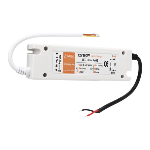 100W LED-strømadapter AC 90-240V 0.62A til DC 12V 8A Kortslutningsbeskyttelse LED-driveradapter for hjemmet 0.2