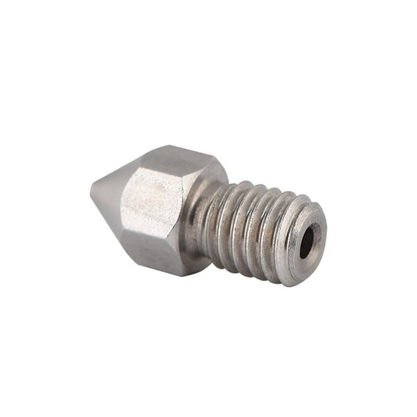 5 stk. 3D Printer M6 Ekstruderdyser i Rustfrit Stål Printhoved til 1,75 mm Filament (1,75/0,6 mm)