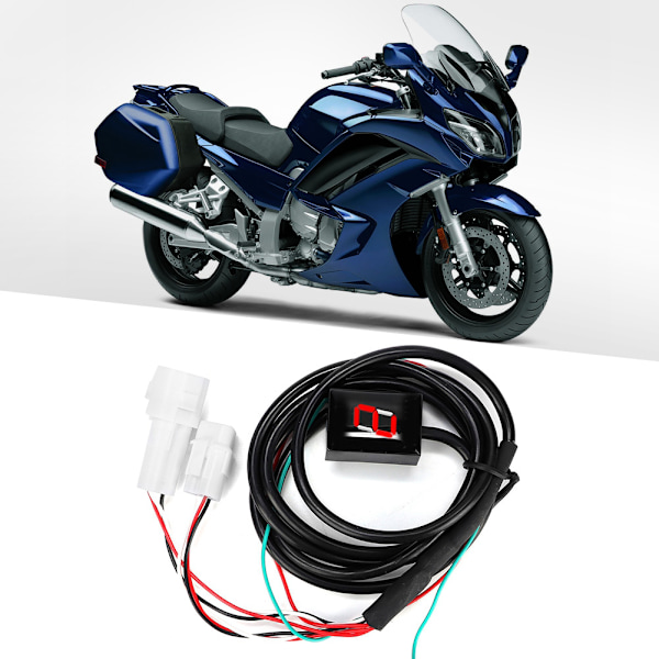 Universal LED Växellägesindikator Motorcykelmodifiering Passar för YamahaRed