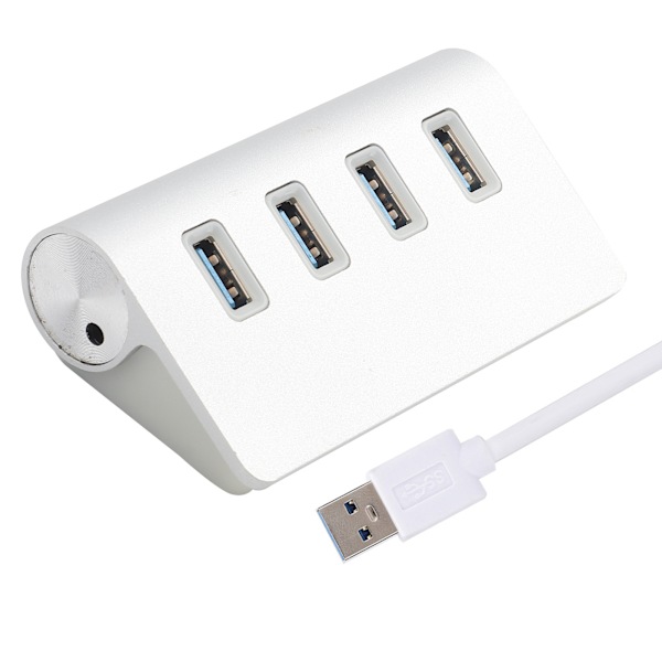 Aluminiumslegering 4 Porte USB3.0 Hub Høj Hastighed Computer/Laptop Splitter Adapter