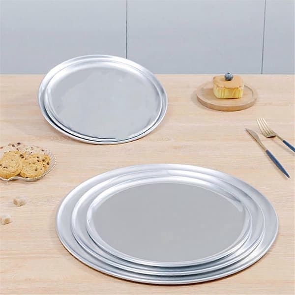 Pizzapande/bakke, smal kant, aluminium, 12 tommer
