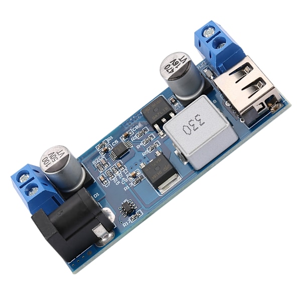 DC-DC 30W Spänningsreducerare Nätaggregat Buck Modul 9-36V 12V24V till 5V 6A USB-laddning