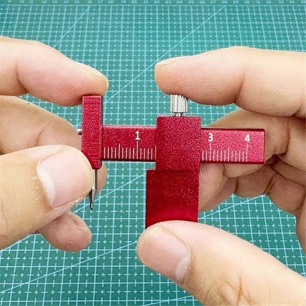 Modell Like-sidet Risselinjal Parallell Risser Lag Kontur